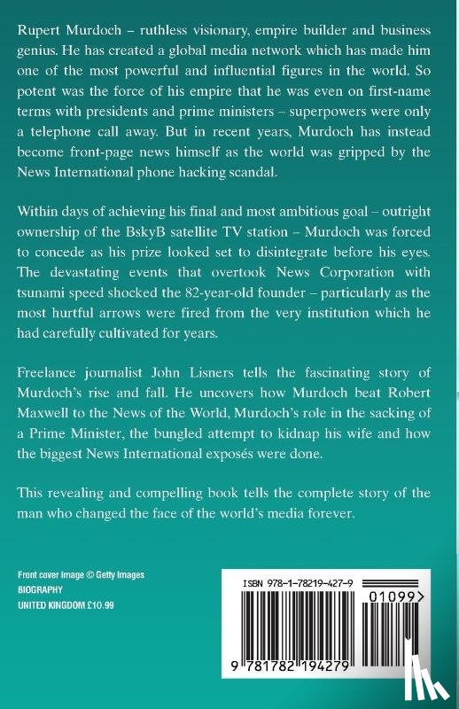 Lisners, John - Rise and Fall of the Murdoch Empire