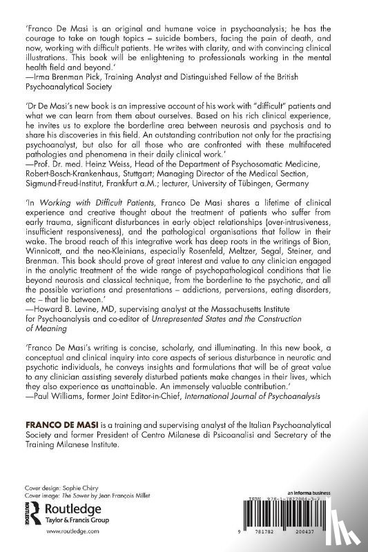 De Masi, Franco - Working With Difficult Patients