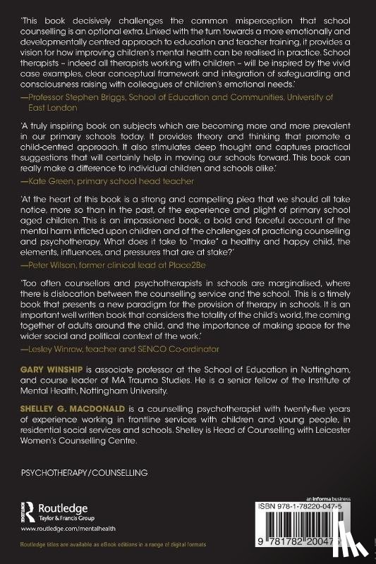MacDonald, Shelley G., Winship, Gary - The Essentials of Counselling and Psychotherapy in Primary Schools