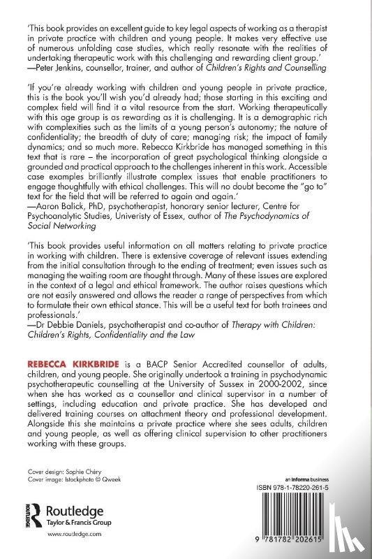 Kirkbride, Rebecca - Counselling Children and Young People in Private Practice