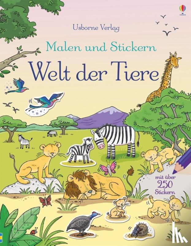Greenwell, Jessica - Malen und Stickern: Welt der Tiere