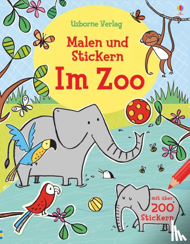 Greenwell, Jessica, Taplin, Sam - Malen und Stickern: Im Zoo