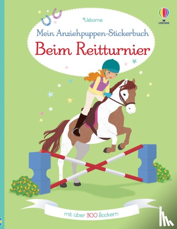 Bowman, Lucy - Mein Anziehpuppen-Stickerbuch: Beim Reitturnier