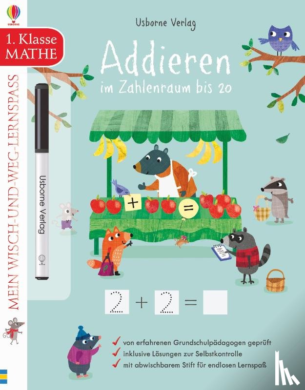 Bathie, Holly, Zimmerer, Birgit - Mein Wisch-und-weg-Lernspaß: Addieren im Zahlenraum bis 20