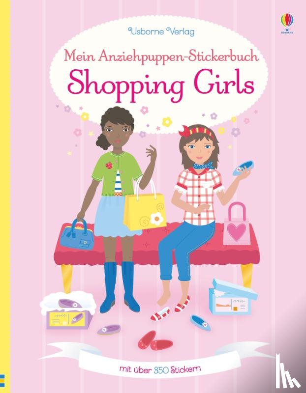 Watt, Fiona - Mein Anziehpuppen-Stickerbuch: Shopping Girls