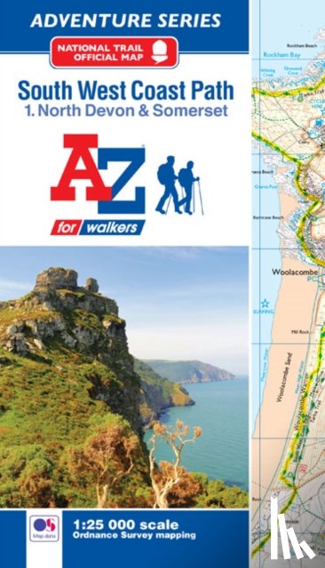  - SW Coast Path North Devon & Somerset Adventure Atlas