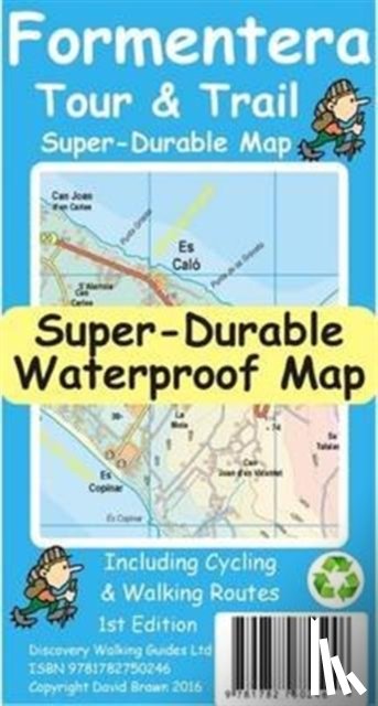 Brawn, David - Formentera Tour and Trail Super Durable Map