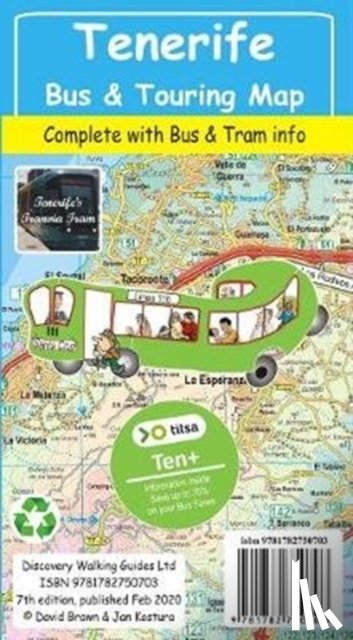 Kostura, Jan - Tenerife Bus & Touring Map