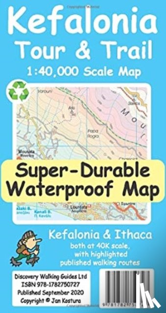 Kostura, Jan - Kefalonia Tour and Trail Map