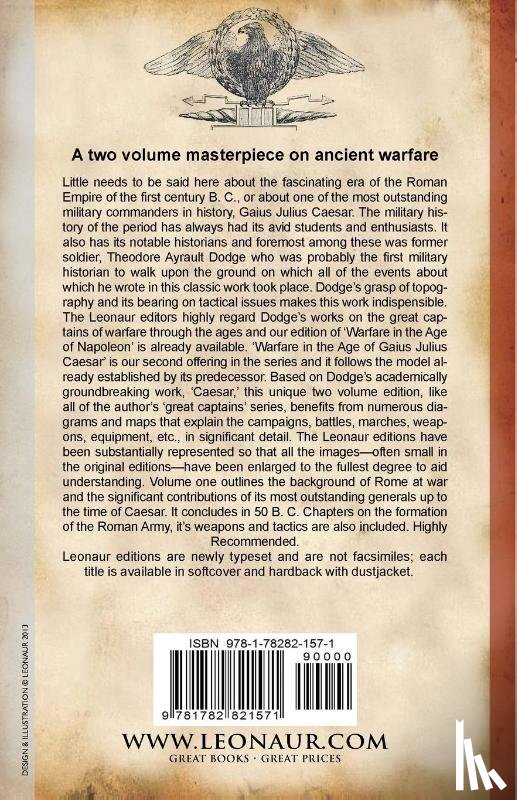 Dodge, Theodore - Warfare in the Age of Gaius Julius Caesar-Volume 1