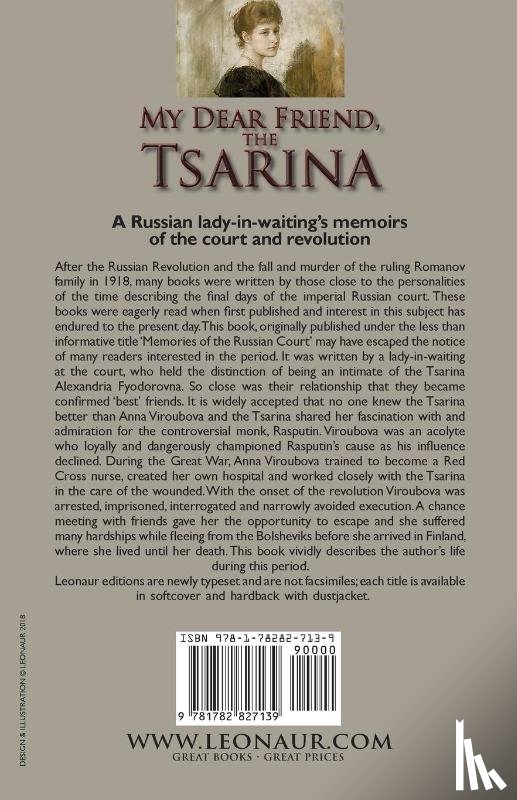 Viroubova, Anna - My Dear Friend, the Tsarina