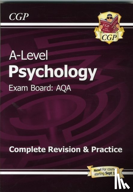 CGP Books - AS and A-Level Psychology: AQA Complete Revision & Practice with Online Edition: for the 2025 and 2026 exams