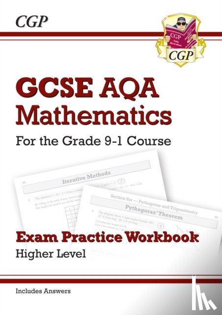 CGP Books - GCSE Maths AQA Exam Practice Workbook: Higher - includes Video Solutions and Answers