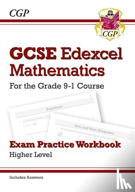 CGP Books - GCSE Maths Edexcel Exam Practice Workbook: Higher - includes Video Solutions and Answers