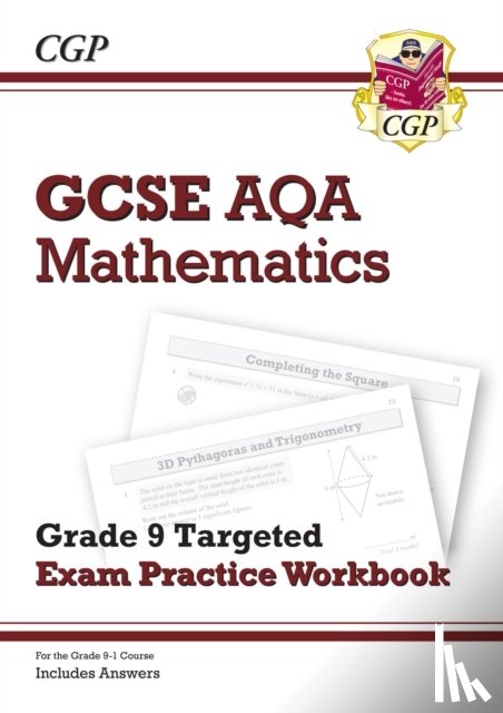 CGP Books - GCSE Maths AQA Grade 8-9 Targeted Exam Practice Workbook (includes Answers)