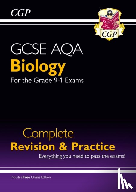 CGP Books - GCSE Biology AQA Complete Revision & Practice includes Online Ed, Videos & Quizzes: for the 2025 and 2026 exams