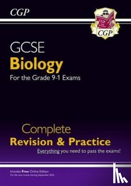 CGP Books - GCSE Biology Complete Revision & Practice includes Online Ed, Videos & Quizzes: for the 2025 and 2026 exams