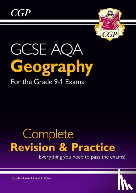 CGP Books - GCSE Geography AQA Complete Revision & Practice includes Online Edition, Videos & Quizzes: for the 2025 and 2026 exams