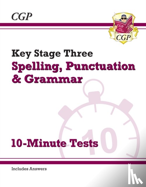 CGP Books - KS3 Spelling, Punctuation and Grammar 10-Minute Tests (includes answers)