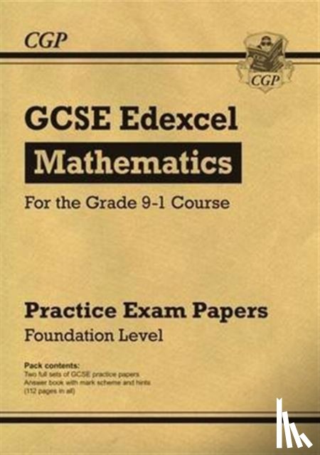 CGP Books - GCSE Maths Edexcel Practice Papers: Foundation