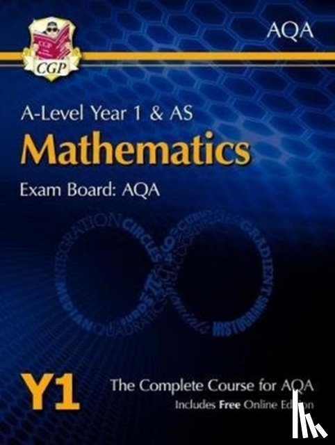 CGP Books - A-Level Maths for AQA: Year 1 & AS Student Book with Online Edition: course companion for the 2025 and 2026 exams