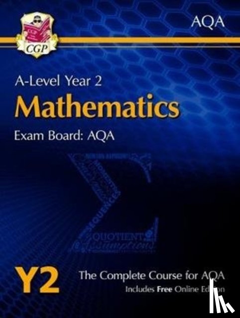 CGP Books - A-Level Maths for AQA: Year 2 Student Book with Online Edition: perfect course companion for the 2025 and 2026 exams