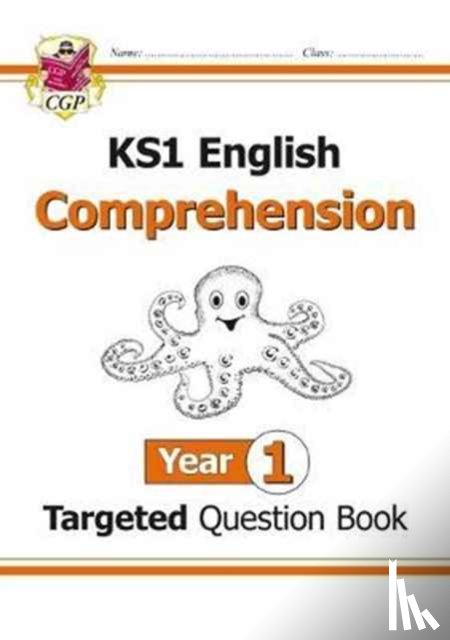 CGP Books - KS1 English Year 1 Reading Comprehension Targeted Question Book - Book 1 (with Answers)