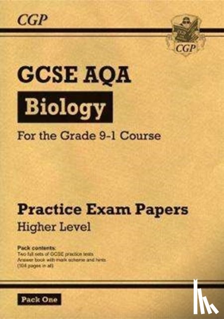 CGP Books - GCSE Biology AQA Practice Papers: Higher Pack 1
