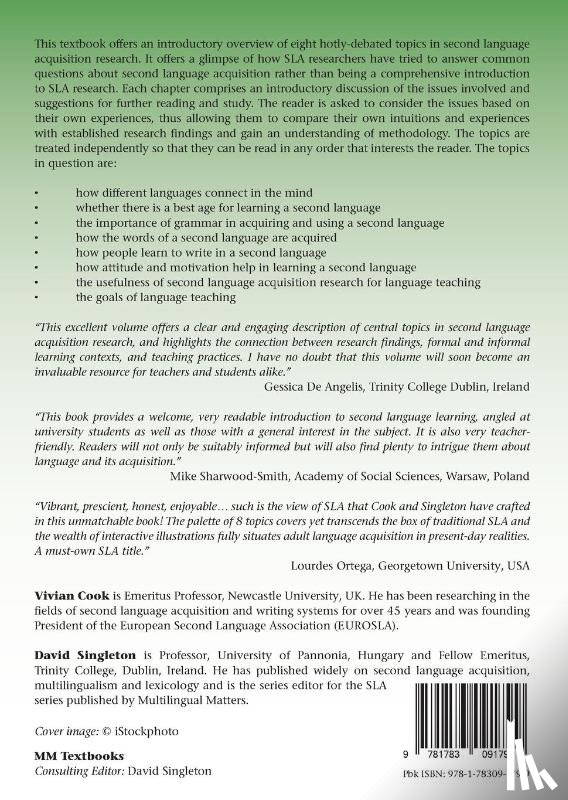 Cook, Vivian, Singleton, David - Key Topics in Second Language Acquisition