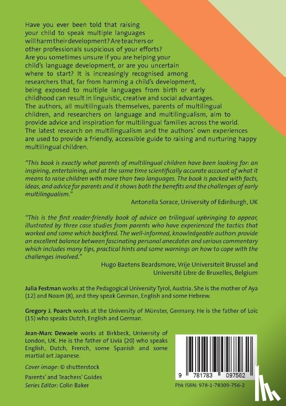 Festman, Julia, Poarch, Gregory J., Dewaele, Jean-Marc - Raising Multilingual Children