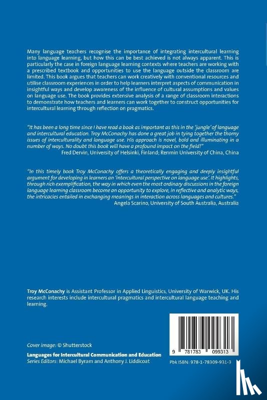 McConachy, Troy - Developing Intercultural Perspectives on Language Use