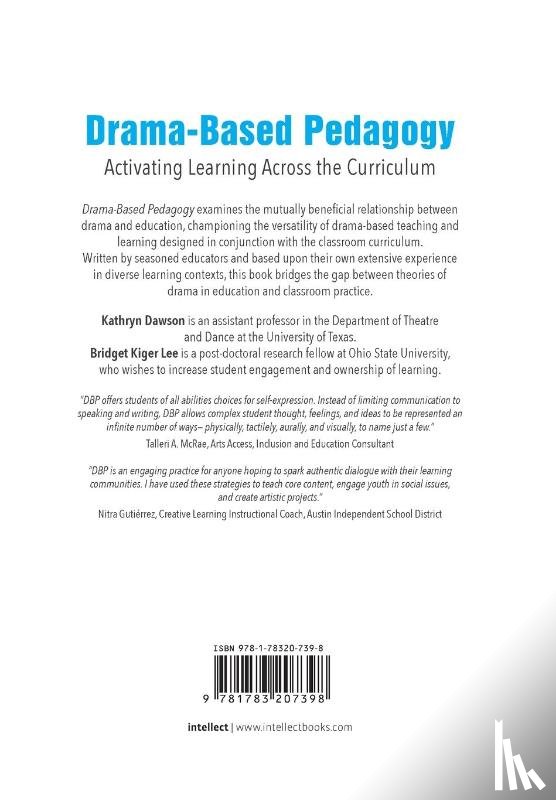 Dawson, Katie (The University of Texas at Austin, Lee, Bridget Kiger - Drama-based Pedagogy