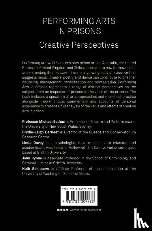  - Performing Arts in Prisons