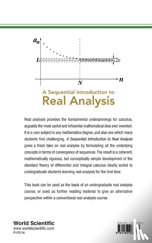 Speight, J Martin (Univ Of Leeds - Sequential Introduction To Real Analysis, A