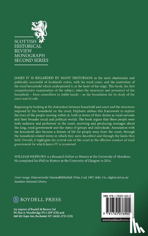 Hepburn, William (Author) - The Household and Court of James IV of Scotland, 1488-1513