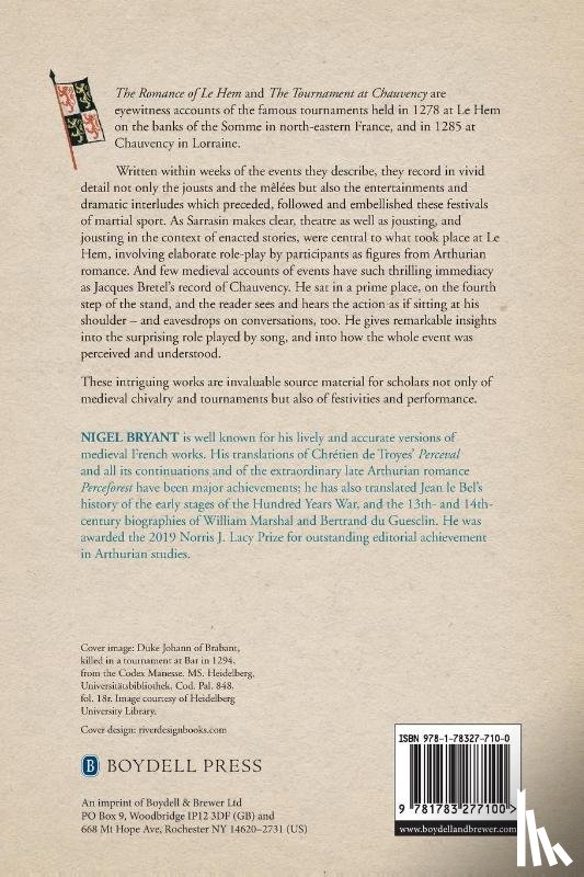 Bryant, Nigel - The Tournaments at Le Hem and Chauvency