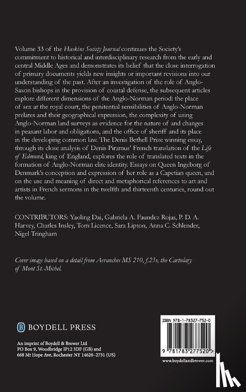  - The Haskins Society Journal 33