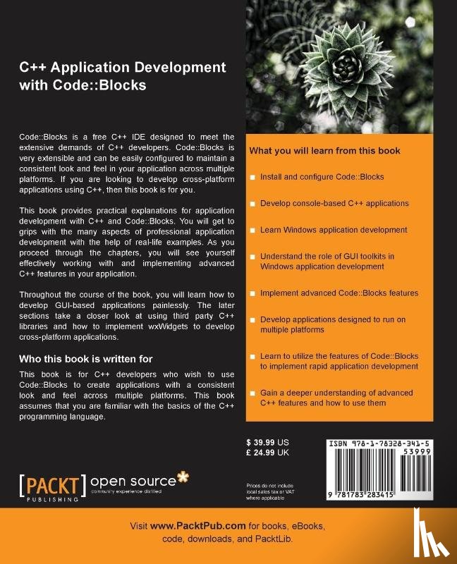 Modak, Biplab Kumar - C++ Application Development with Code::Blocks
