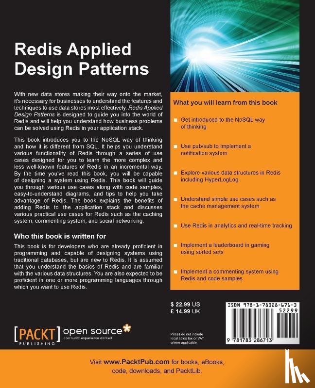 Chinnachamy, Arun - Redis Applied Design Patterns