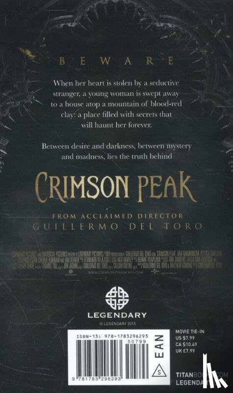Holder, Nancy - Crimson Peak: The Official Movie Novelization