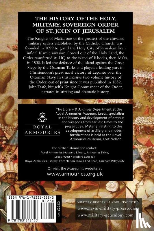 Taafe, John - The History of the Holy, Military, Sovereign Order of St. John of Jerusalem