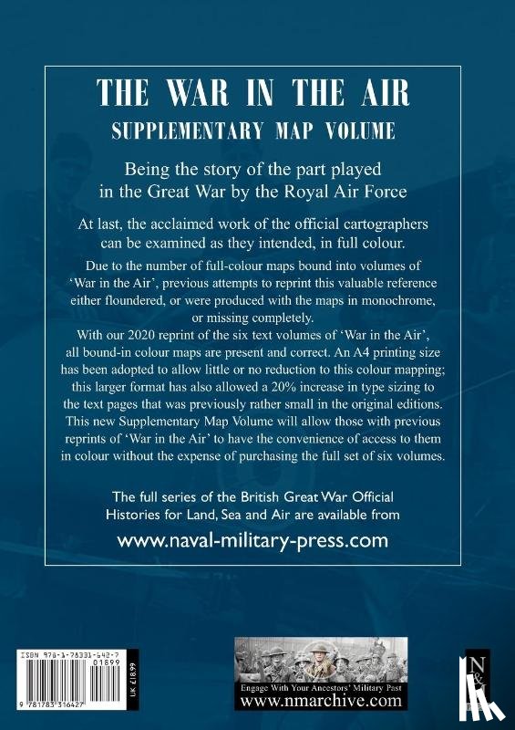 Jones, H A - War in the Air. Being the Story of the part played in the Great War by the Royal Air Force