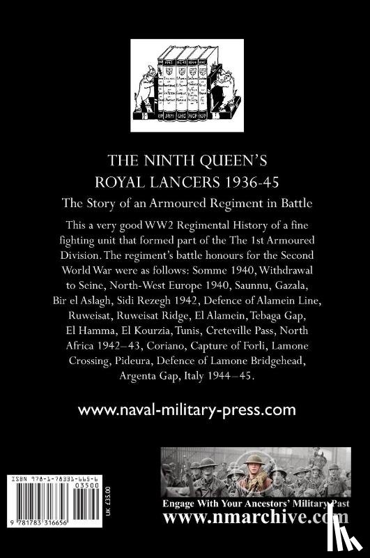  - The Ninth Queen's Royal Lancers 1936-1945