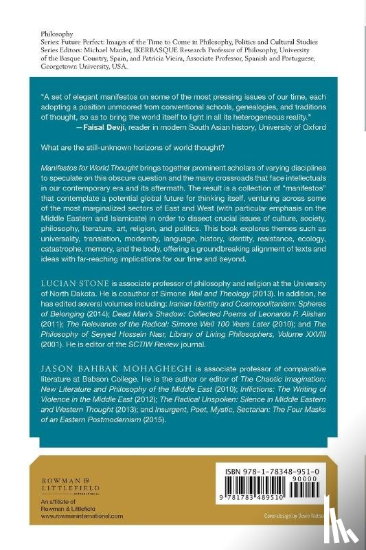  - Manifestos for World Thought