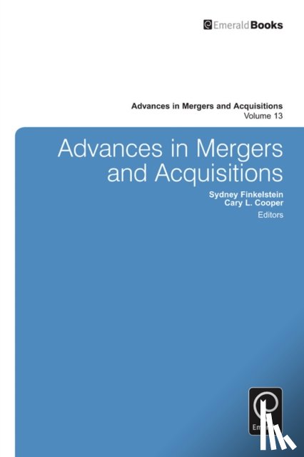  - Advances in Mergers and Acquisitions