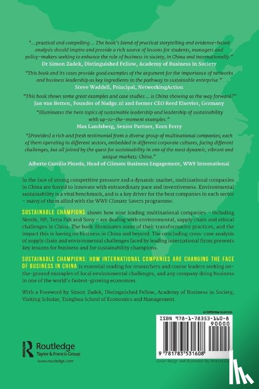 Jia, Dr. Fu, Gosling, Prof. Jonathan, Witzel, Morgen - Sustainable Champions
