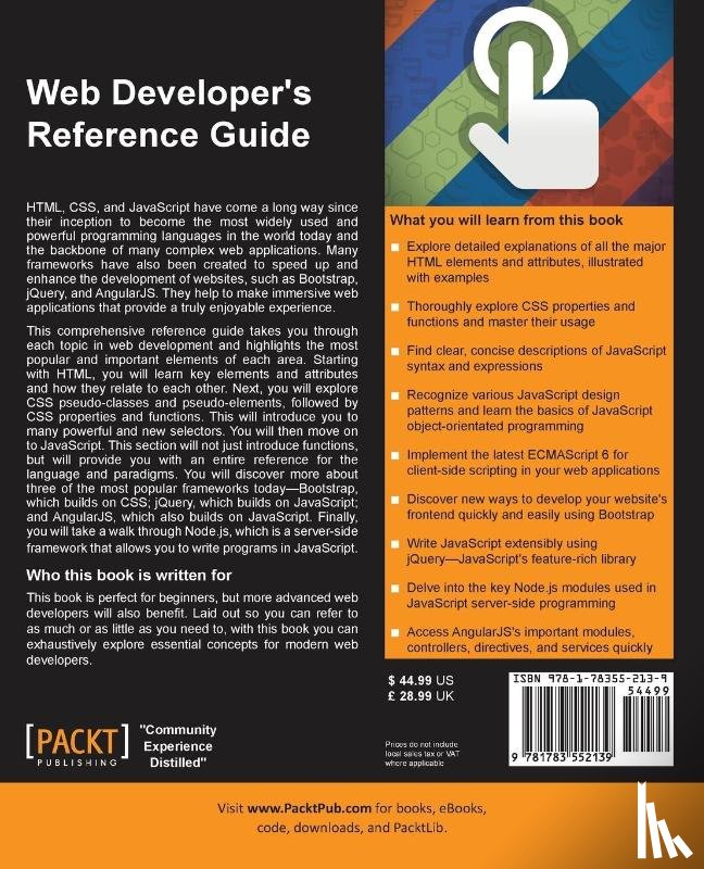 Johanan, Joshua, Khan, Talha, Zea, Ricardo - Web Developer's Reference Guide