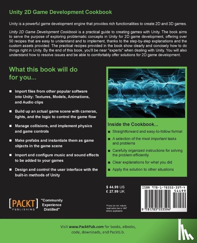Scolastici, Claudio - Unity 2D Game Development Cookbook