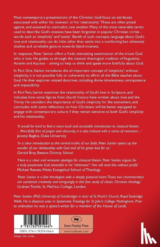 Sanlon, Revd Dr Peter (Reader) - Simply God