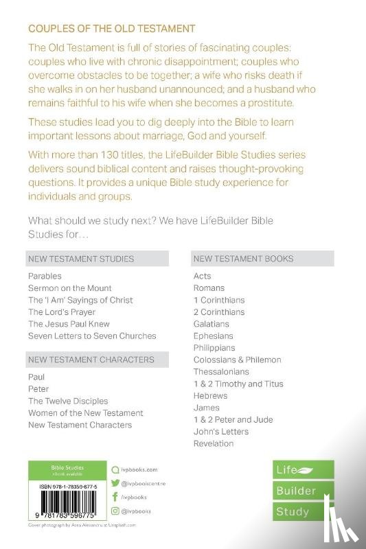 Larsen, Dale (Author), Larsen, Sandy (Author) - Couples of the Old Testament (Lifebuilder Study Guides)